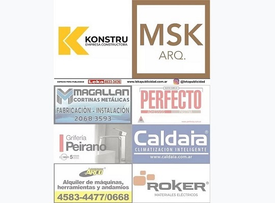 Cartel de Obra MSK Arquitectos