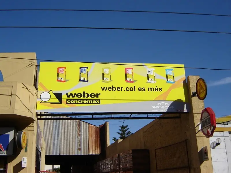 Cartel Weber Concremax