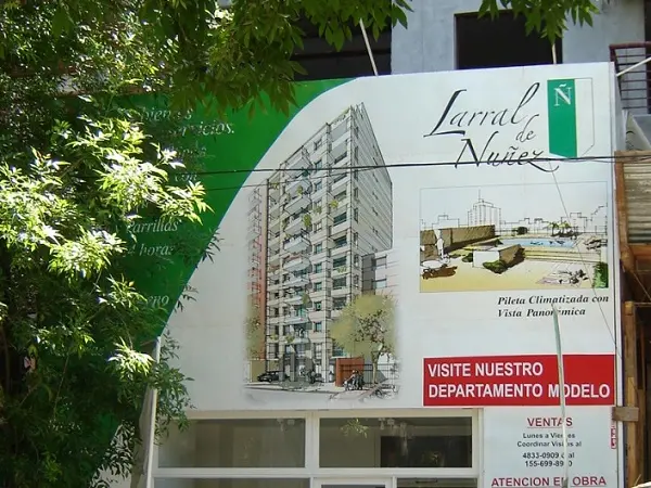 Cartel Larral de Nuñez - Inmobiliaria Desa
