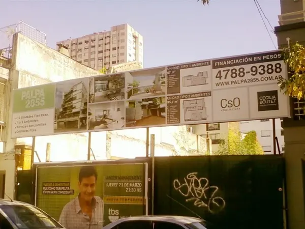 Cartel CsO Arquitectura - Palpa 2855