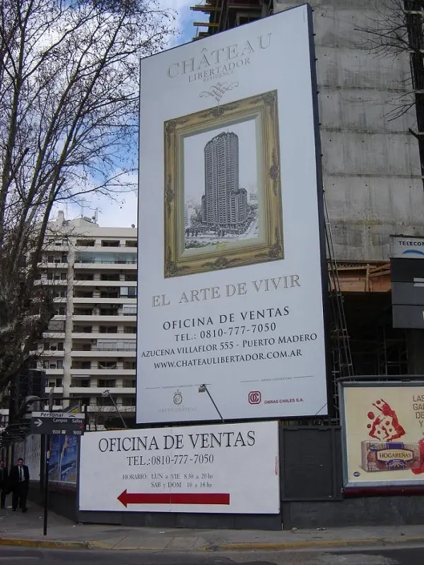 Gigantografía Chateau Libertador